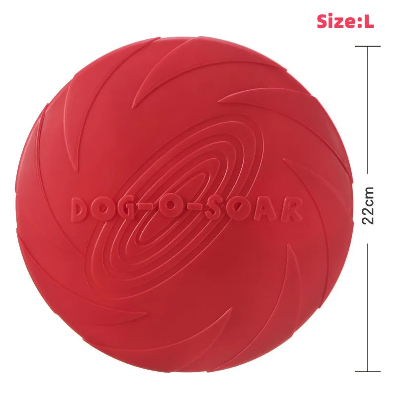 Silicone Flying Saucer Funny Dog Cat Toy Dog Game Flying Discs Resistant Chew Puppy Training Interactive Pet Supplies