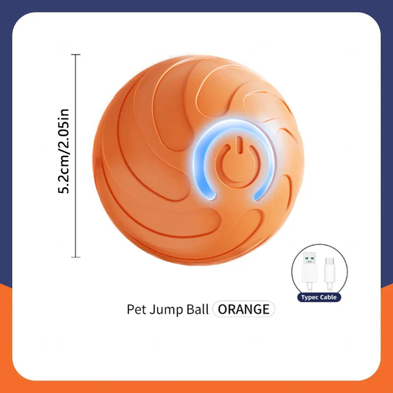 Smart Dog Toys Ball Electronic Interactive Pet Toy Moving Ball USB Automatic Moving Bouncing for Puppy Birthday gift Cat Product