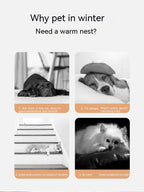 Big Dog Nest Winter Warm Dog House Removable and Washable Dog Bed Seasonal Large Dog House Type Pet Sleeping Supplies, Cat Nest