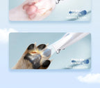 Upgrade Dog Paw Trimmer with LED Light Waterproof Portable Pet Hair Trimmer with Display Dog Clippers Grooming 18mm Widen Blade