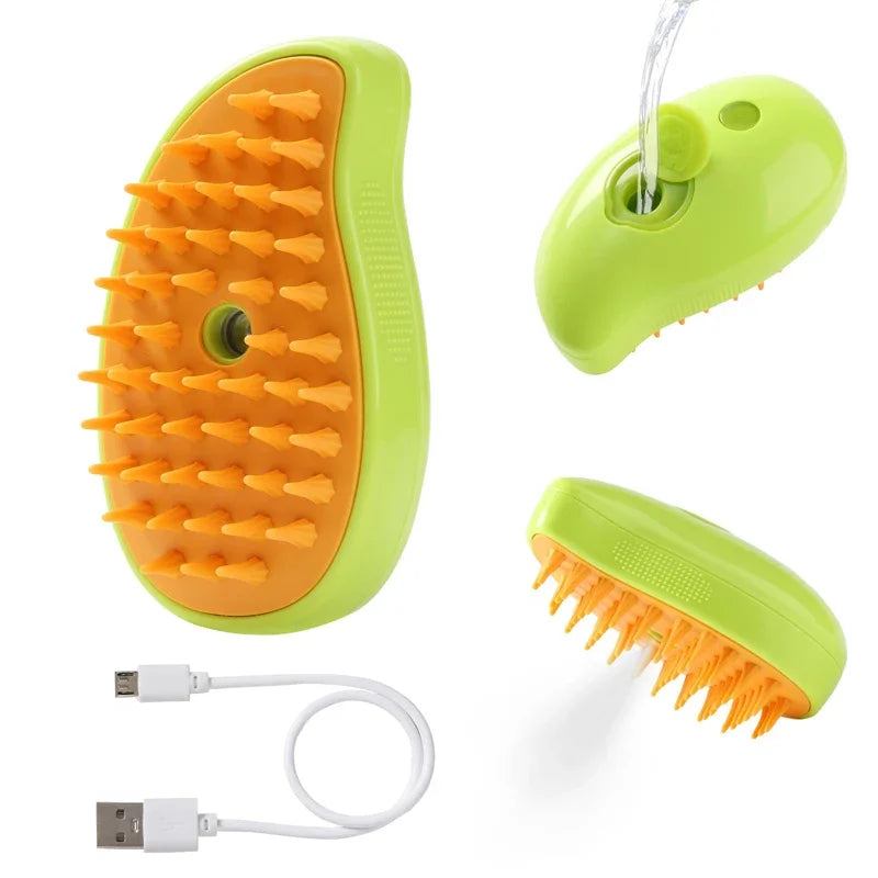 3 in 1 Pet Brush Cat Steam Brush Comb Dog Brush Electric Spray Cat Hair Brushes Massage Pet Grooming Hair Removal Combs