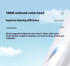 Upgrade Dog Paw Trimmer with LED Light Waterproof Portable Pet Hair Trimmer with Display Dog Clippers Grooming 18mm Widen Blade