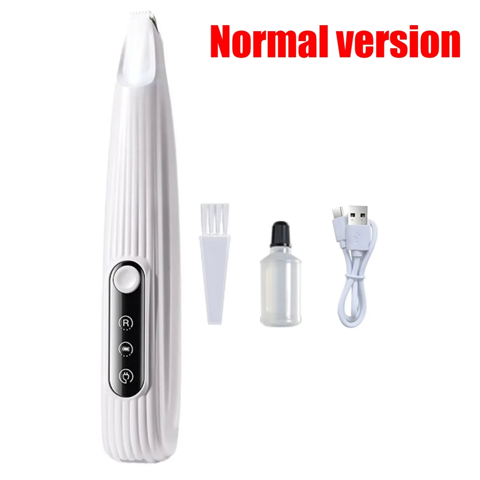 Upgrade Dog Paw Trimmer with LED Light Waterproof Portable Pet Hair Trimmer with Display Dog Clippers Grooming 18mm Widen Blade