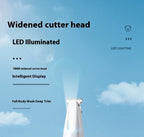 Upgrade Dog Paw Trimmer with LED Light Waterproof Portable Pet Hair Trimmer with Display Dog Clippers Grooming 18mm Widen Blade