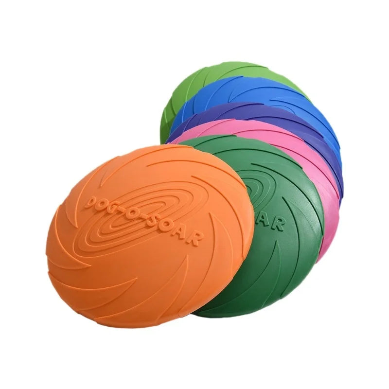 Silicone Flying Saucer Funny Dog Cat Toy Dog Game Flying Discs Resistant Chew Puppy Training Interactive Pet Supplies