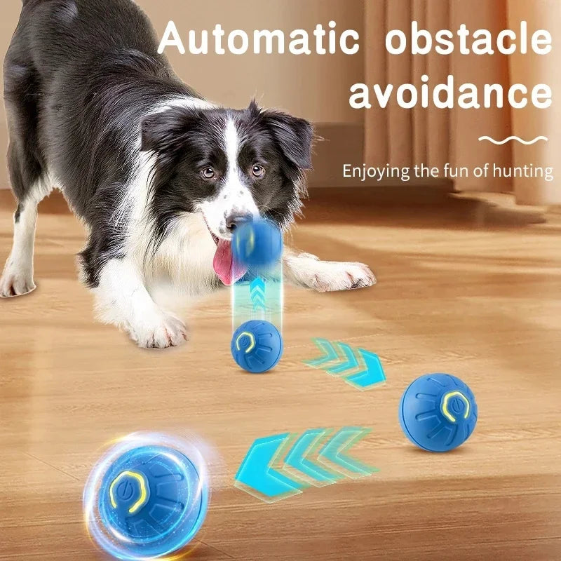 Smart Dog Toys Ball Electronic Interactive Pet Toy Moving Ball USB Automatic Moving Bouncing for Puppy Birthday gift Cat Product