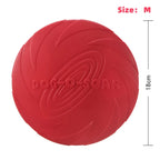Silicone Flying Saucer Funny Dog Cat Toy Dog Game Flying Discs Resistant Chew Puppy Training Interactive Pet Supplies