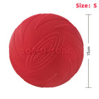 Silicone Flying Saucer Funny Dog Cat Toy Dog Game Flying Discs Resistant Chew Puppy Training Interactive Pet Supplies
