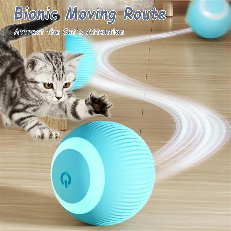 Smart Dog Toys Ball Electronic Interactive Pet Toy Moving Ball USB Automatic Moving Bouncing for Puppy Birthday gift Cat Product